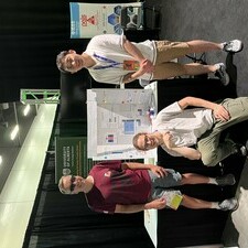 Dr. Doug Ivey (left) with his grad students Matt (middle) and Mark (right)