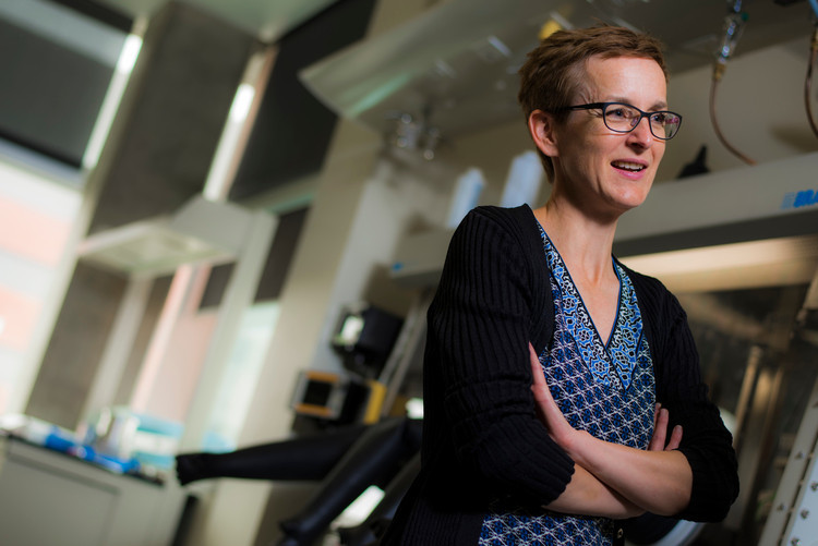 Chemist Jillian Buriak is designing the next generation of solar cells. Photo credit: John Ulan