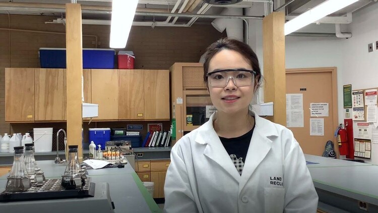 Yihan Zhao's PhD research shows that nano humus, a byproduct of coal mining, could offer a fast and effective way to help reclaim land and water used in mining. (Photo: Supplied)