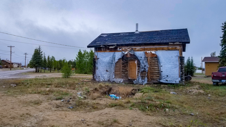 A house in the Tłı̨chǫ region. (Photo: Sandeep Agrawal)