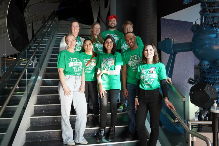 The second class of Energy Explorers at TELUS World of Science Edmonton. 