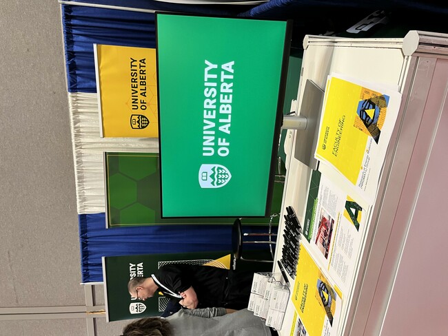 University of Alberta booth at CHC 2023